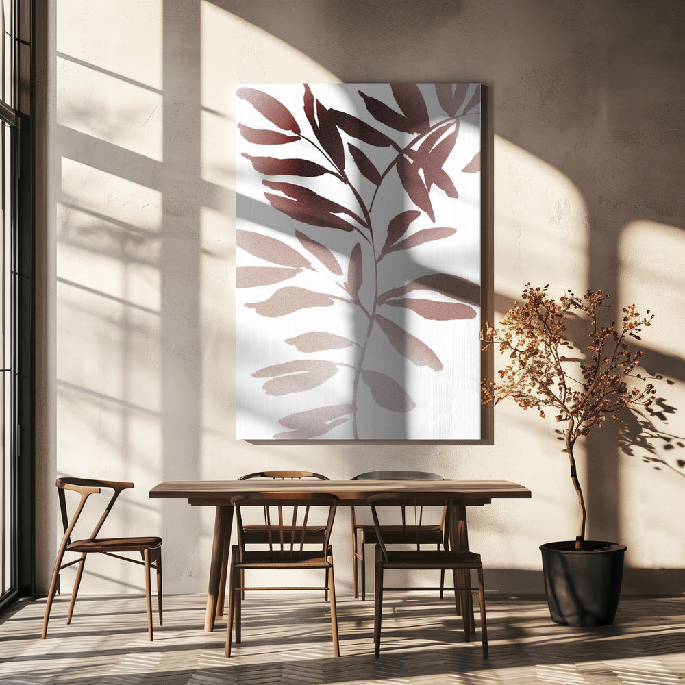Earthy Toned Leaves | Canvas