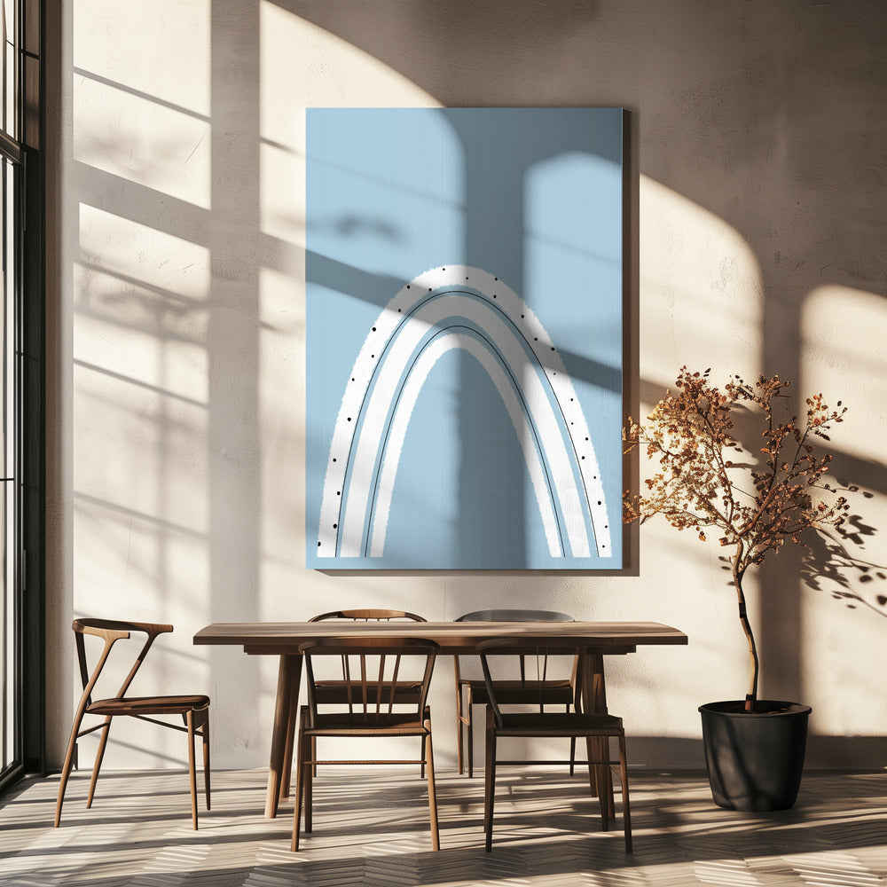 Black and White Rainbow | Canvas