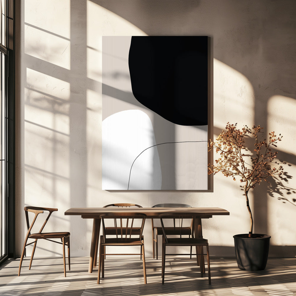 Monochrome Shapes | Canvas