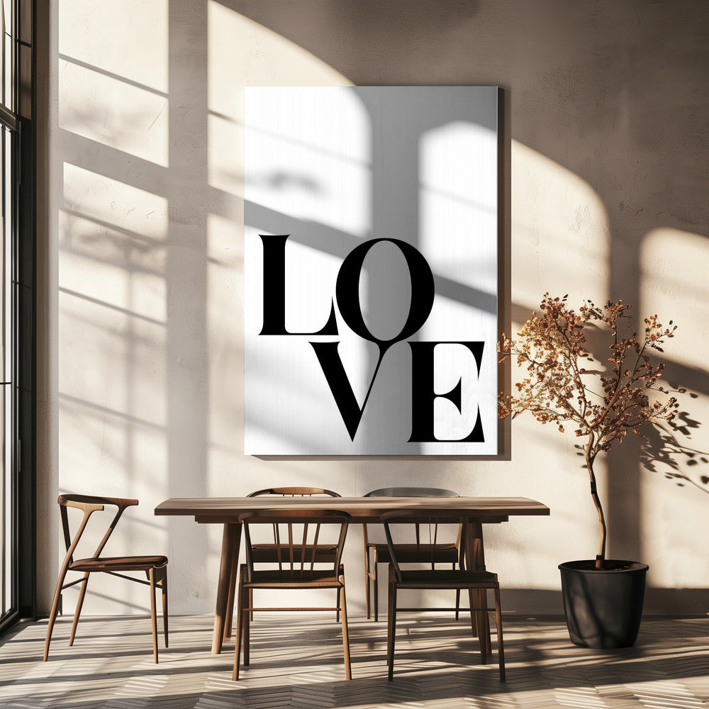 Bold Love Typography | Canvas