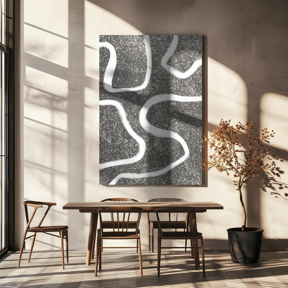 Curves in Contrast | Canvas
