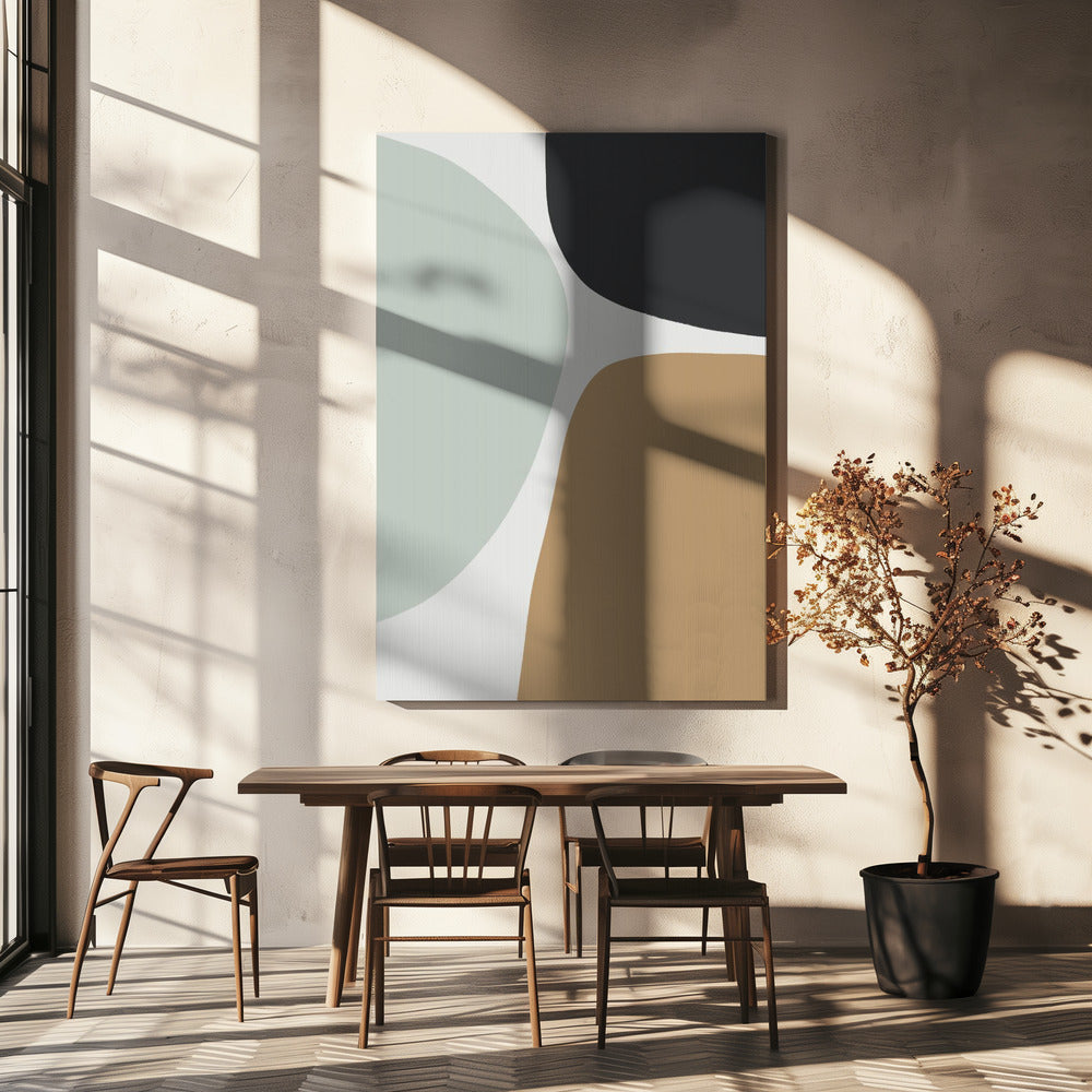 Organic Shapes in Muted Tones | Canvas