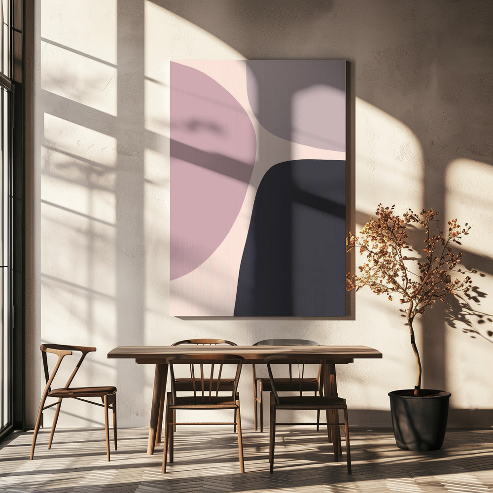 Muted Shapes Harmony | Canvas
