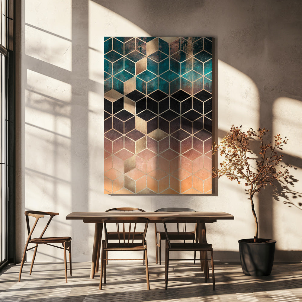 Ombre Dream Cubes | Canvas