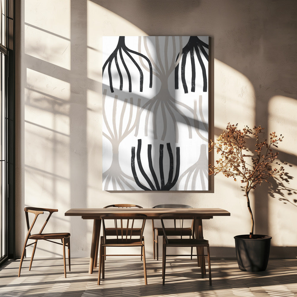 Monochrome Roots | Canvas