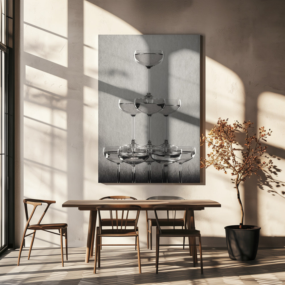 Champagne tower_9 | Canvas