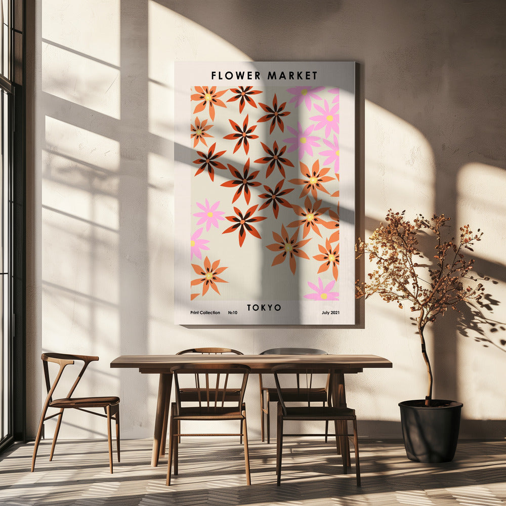 Flower Market Tokyo | Canvas