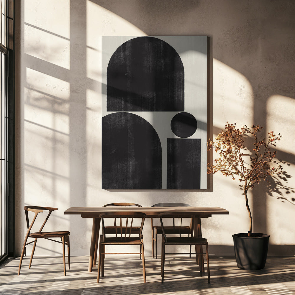 Geometric Silence | Canvas