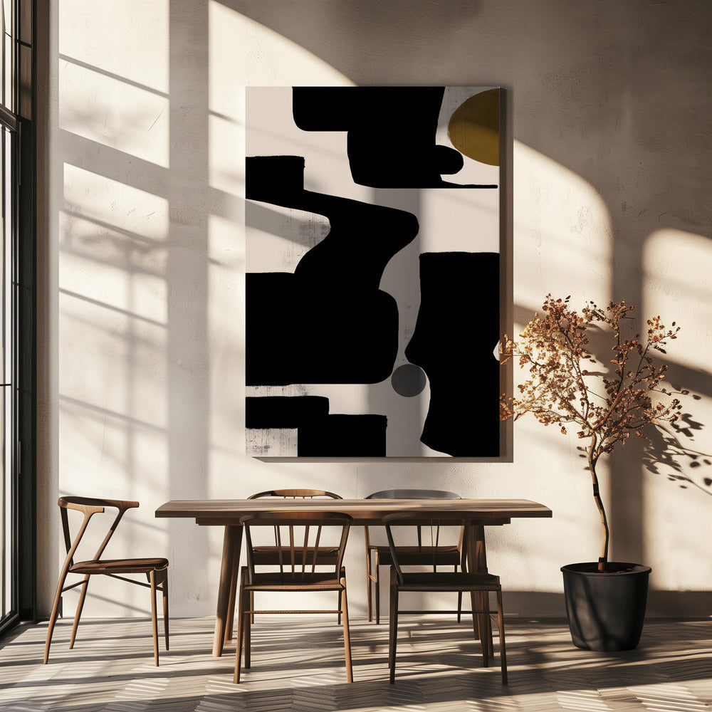 Curves and Shadows | Canvas