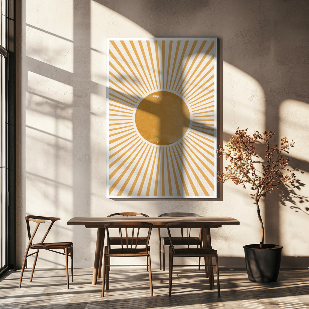 Radiant Dawn Burst | Canvas