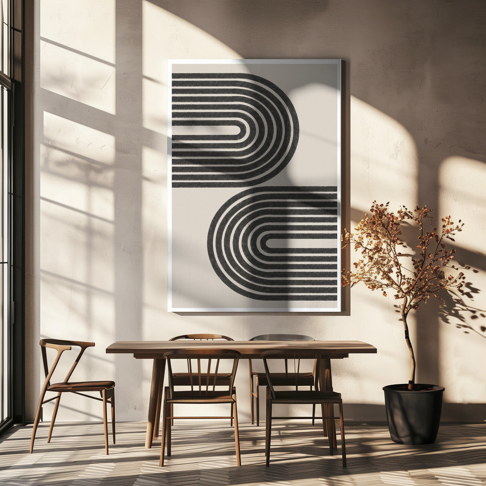 Curved Lines Dance | Canvas
