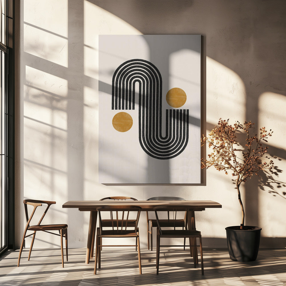 Curved Harmony | Canvas