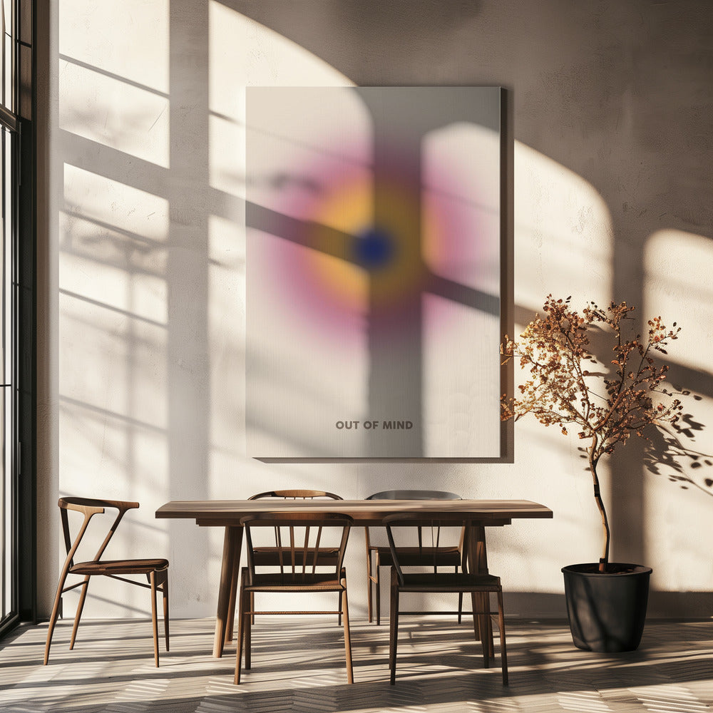 Colorful Concentric Glow | Canvas