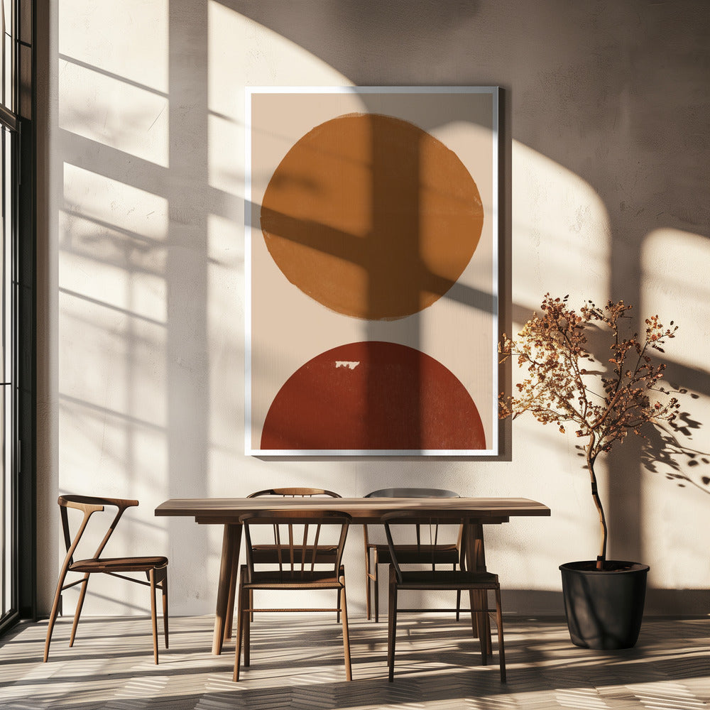 Dual Circles Harmony | Canvas