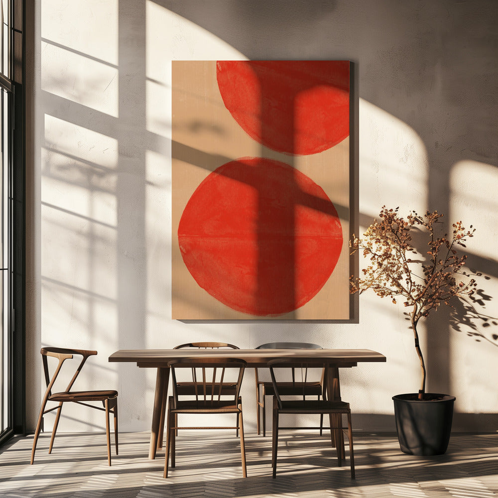 Crimson Echoes | Canvas