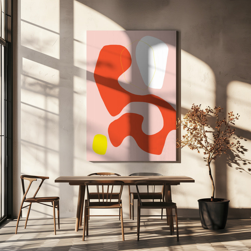 Abstract Curves Dance | Canvas