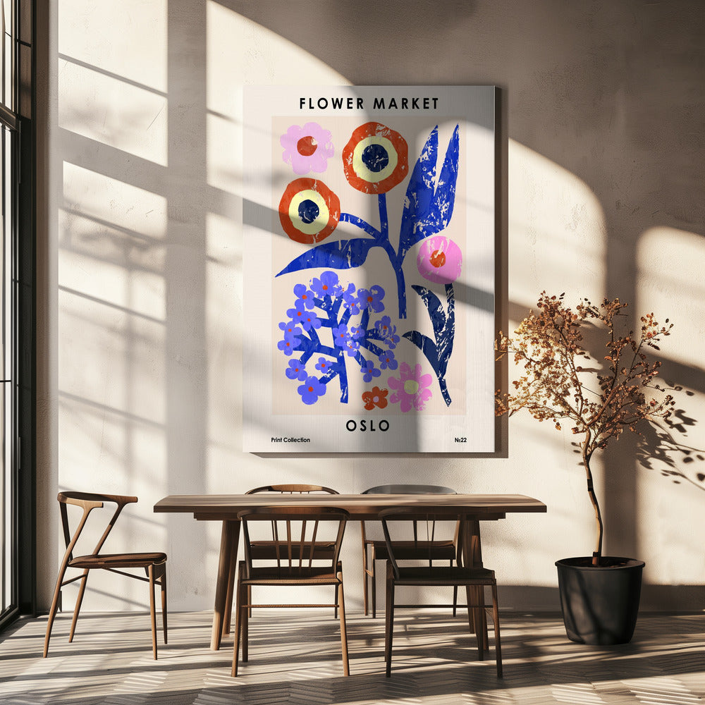 Flower Market. Oslo | Canvas