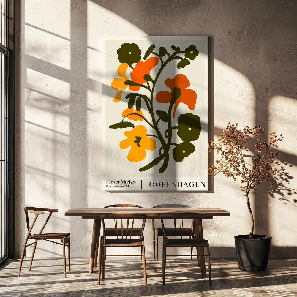 Flower Market. Copenhagen | Canvas