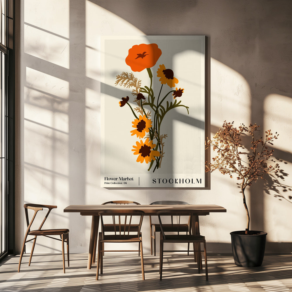 Flower Market. Stockholm | Canvas