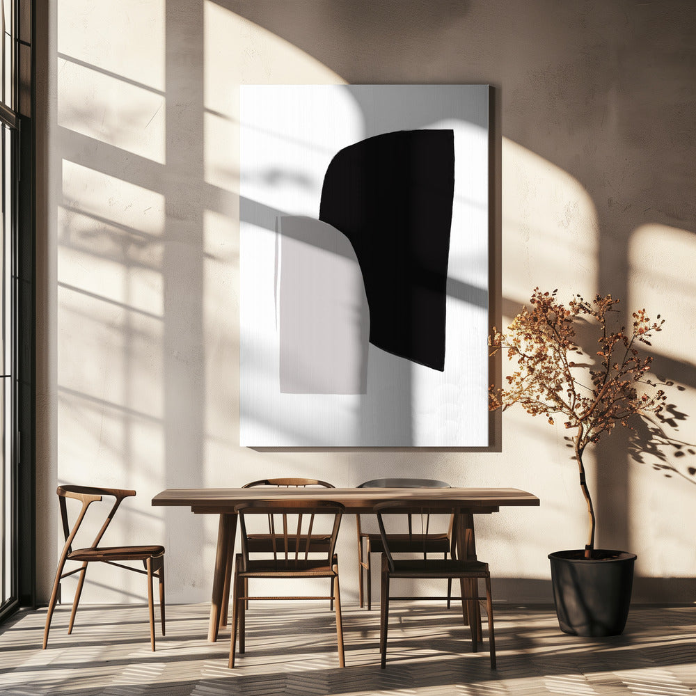 Monochrome Shapes | Canvas