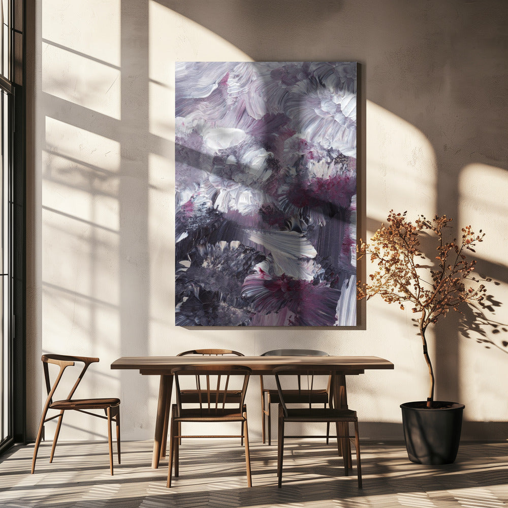 Floral Expressionist Brushstrokes | Canvas