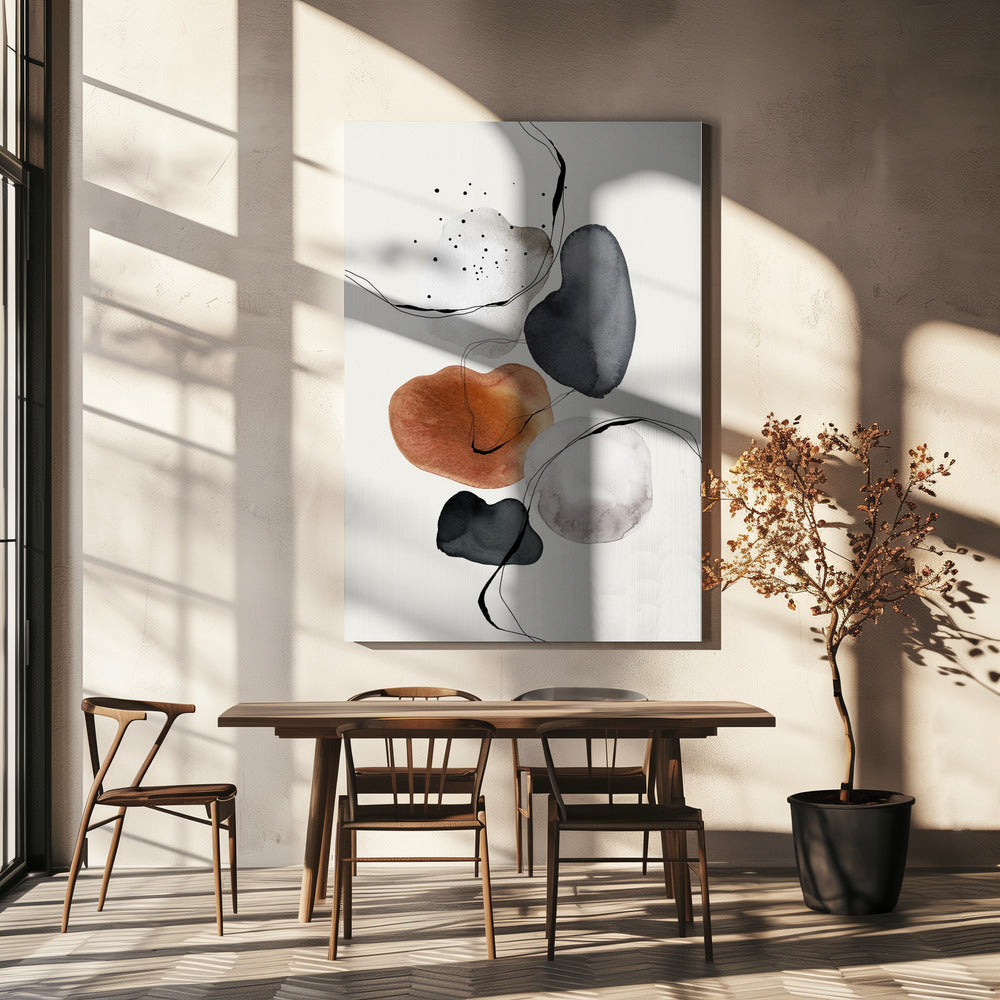 Fluid Shapes Dance | Canvas