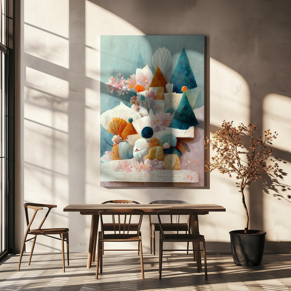 Whimsical Bloomscape | Canvas