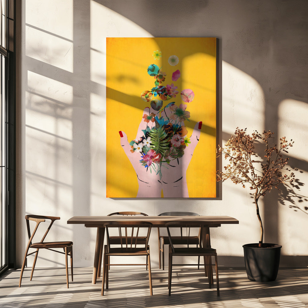 Floral Whirlwind | Canvas