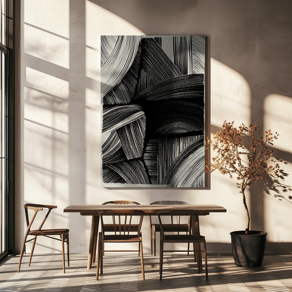 Curved Line Symphony | Canvas