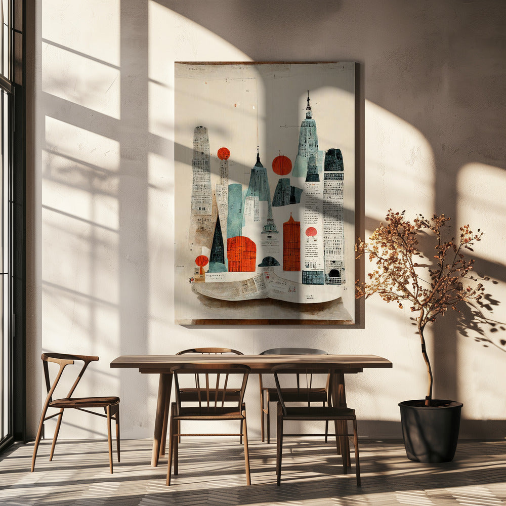 Cityscape Collage | Canvas