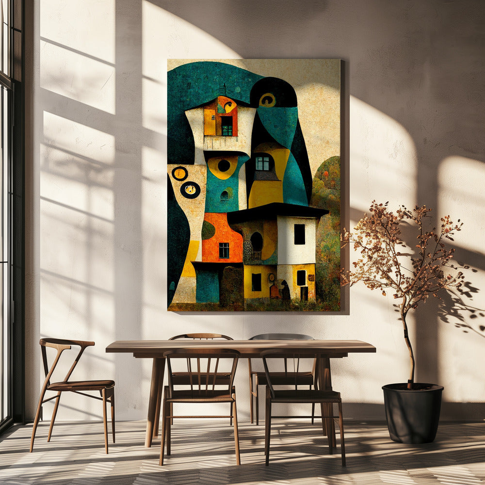 Whimsical Dwellings | Canvas