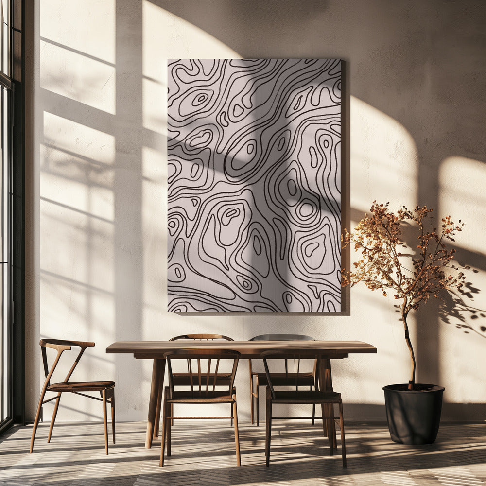 Flowing Contours | Canvas