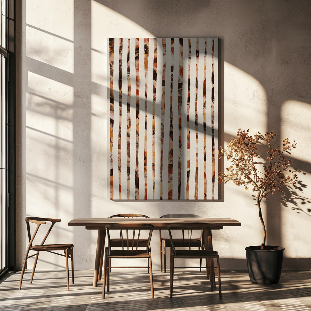 Striped Serenity | Canvas