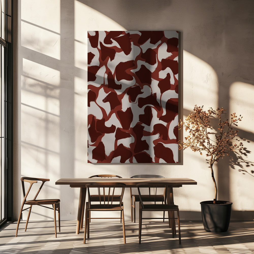 Crimson Whirlwind | Canvas