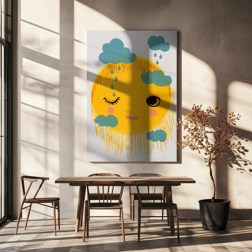 Sun&#039;s Mixed Emotions | Canvas