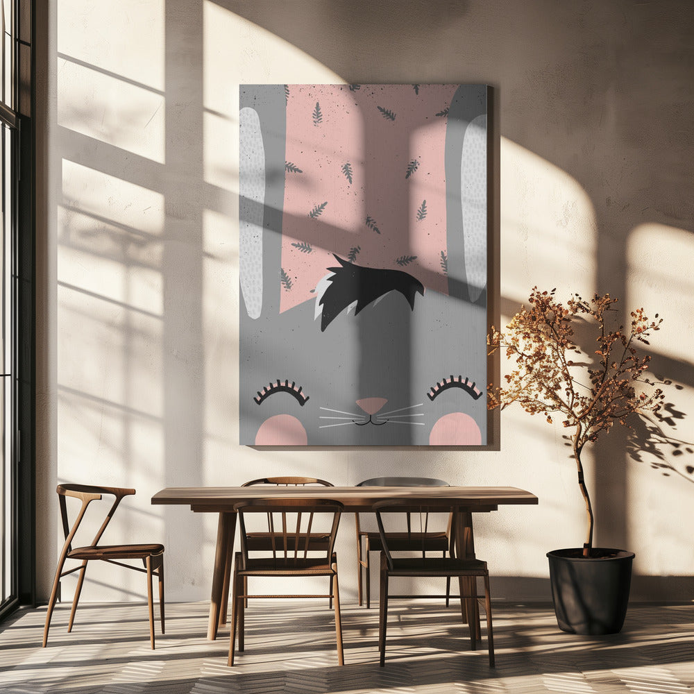 Whimsical Bunny Bliss | Canvas