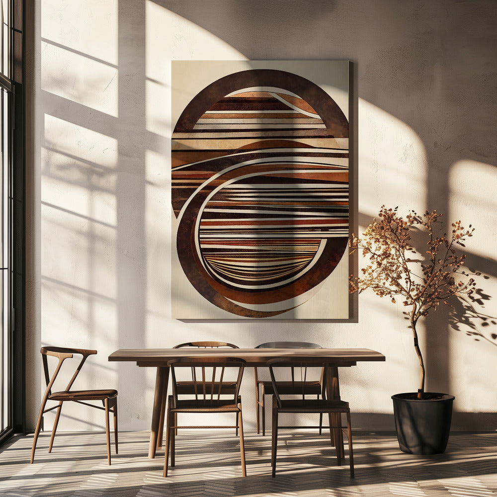 Earthly Striations | Canvas