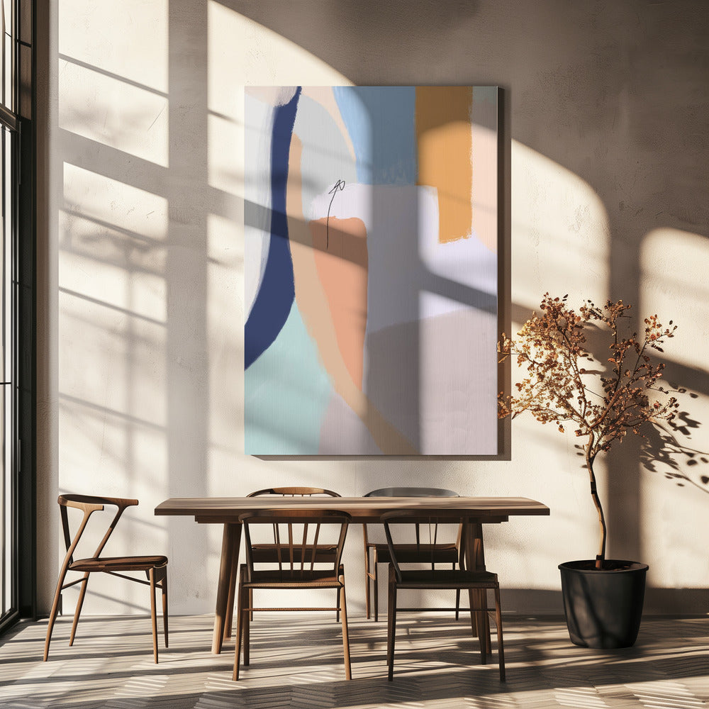 Soft Pastel Hues and Bold Brushstrokes | Canvas