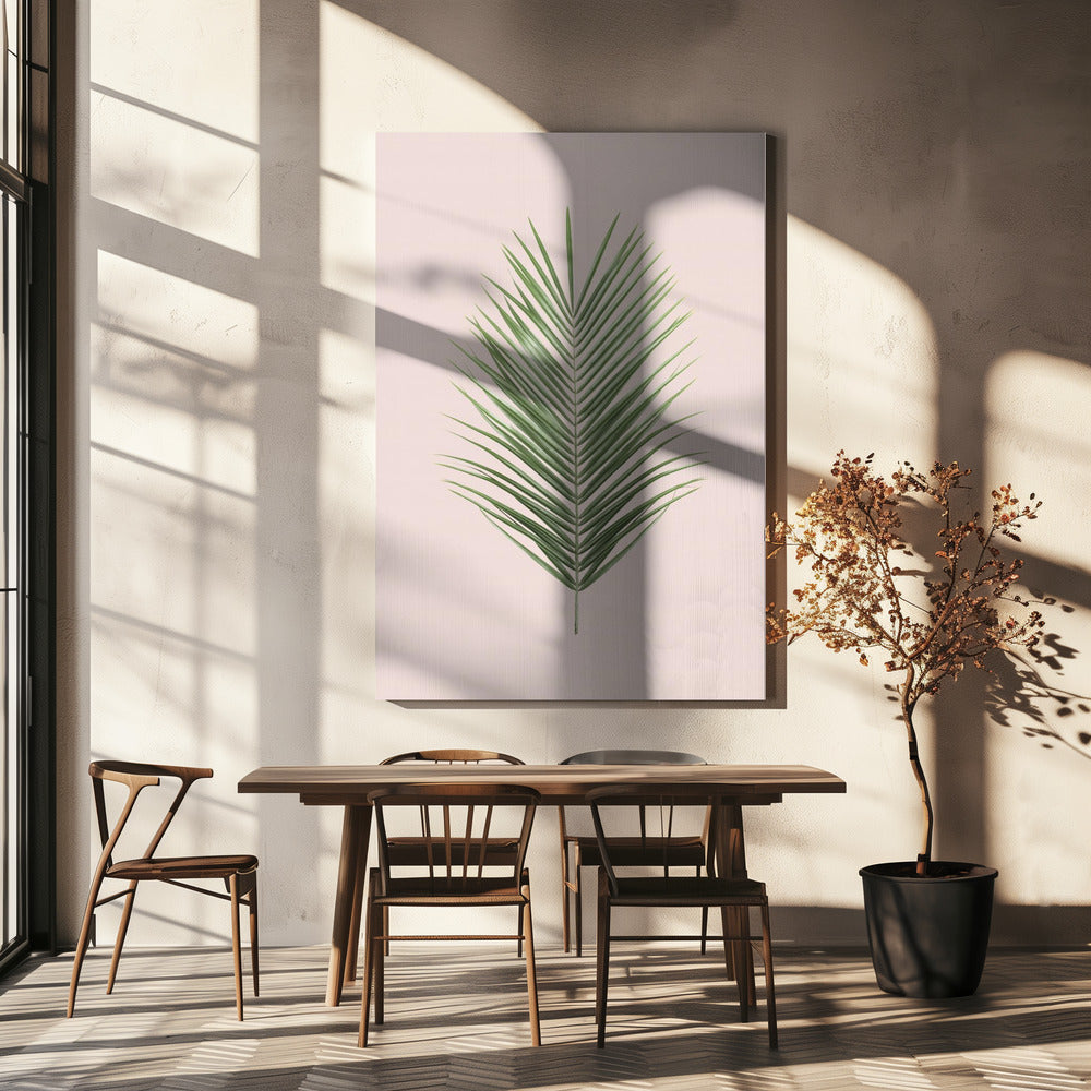 Palm Leaf Blush | Canvas