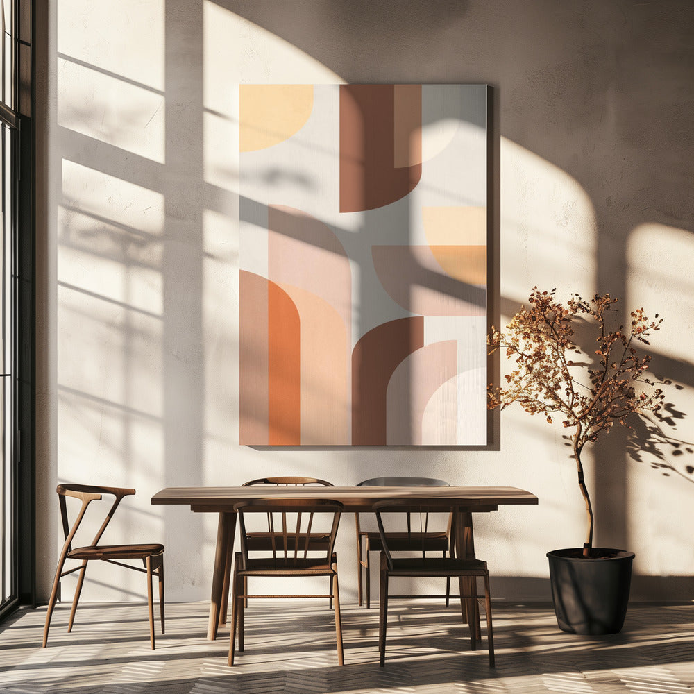 Retro Geometric | Canvas