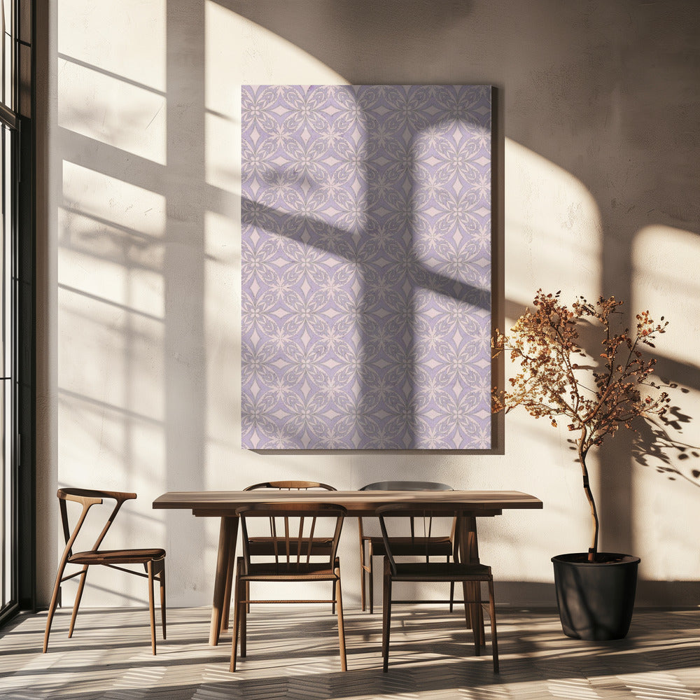 Lavender Blossom Tessellation | Canvas