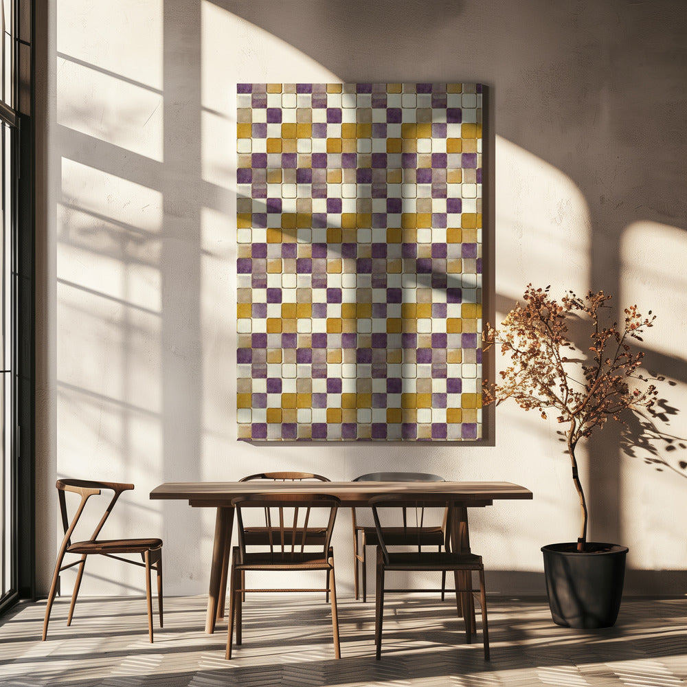 Checkered Harmony | Canvas