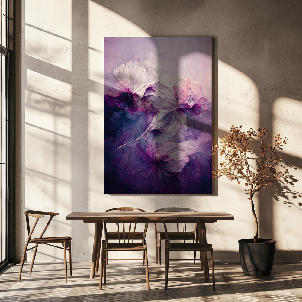 Petals in Haze | Canvas