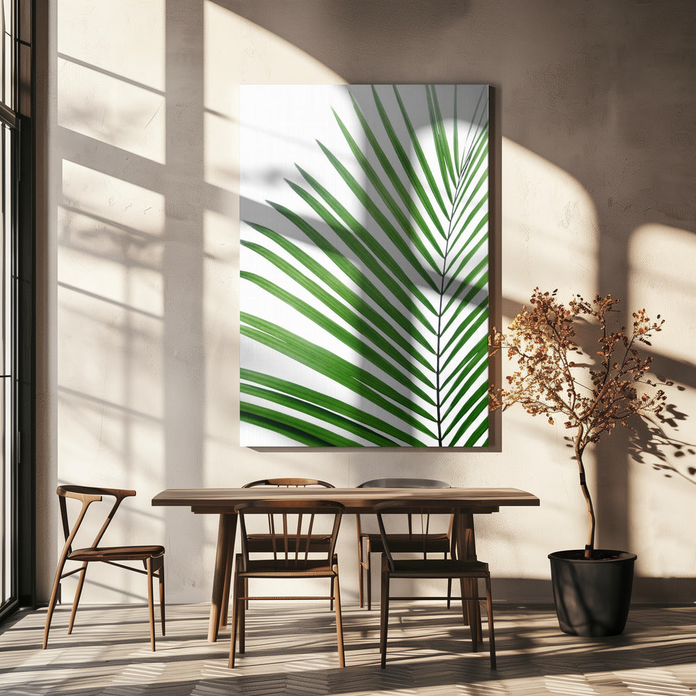 Green Palm Leaf | Canvas