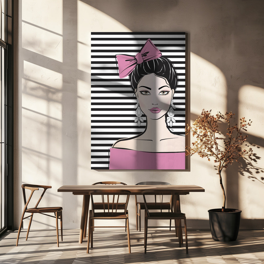 Striped Elegance | Canvas