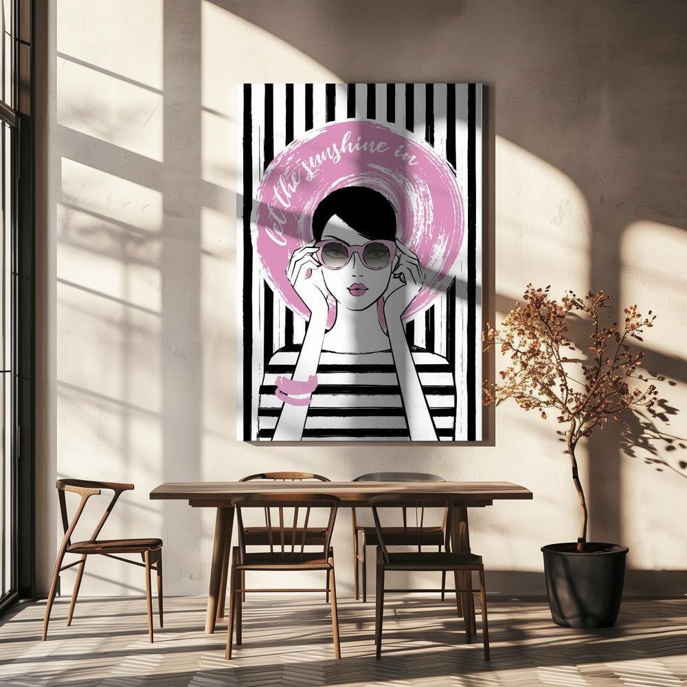 Pink Sunglasses Vibe | Canvas