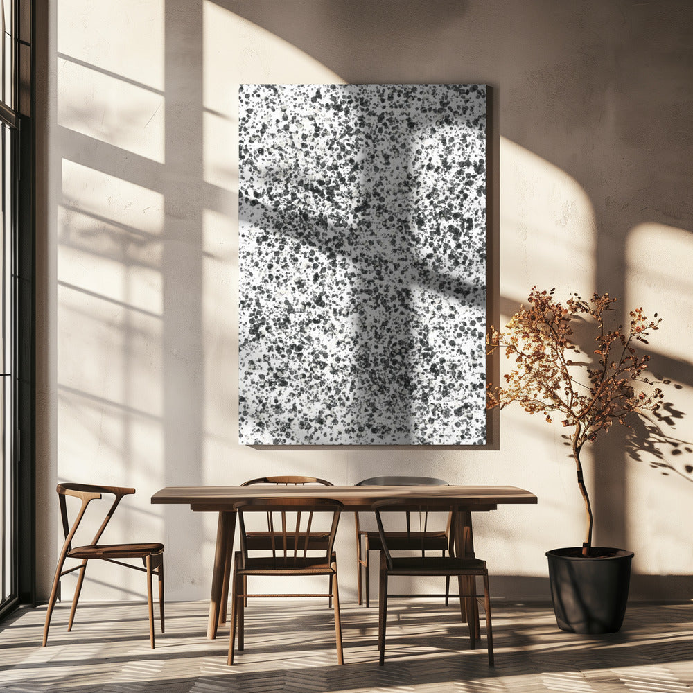 Splattered Pattern Of Scattered Dots | Canvas
