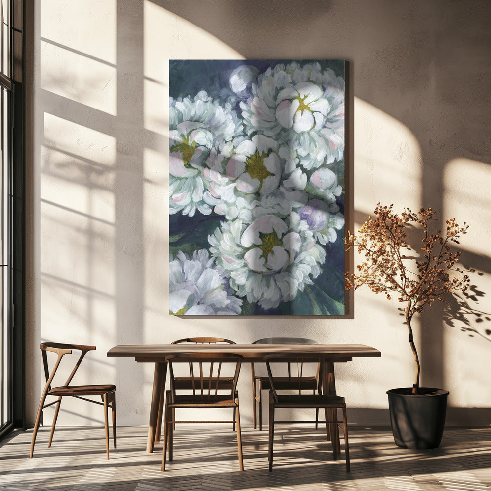 Willoh painterly peonies | Canvas