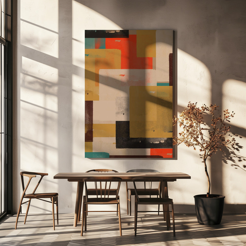 Layered Vibrance | Canvas