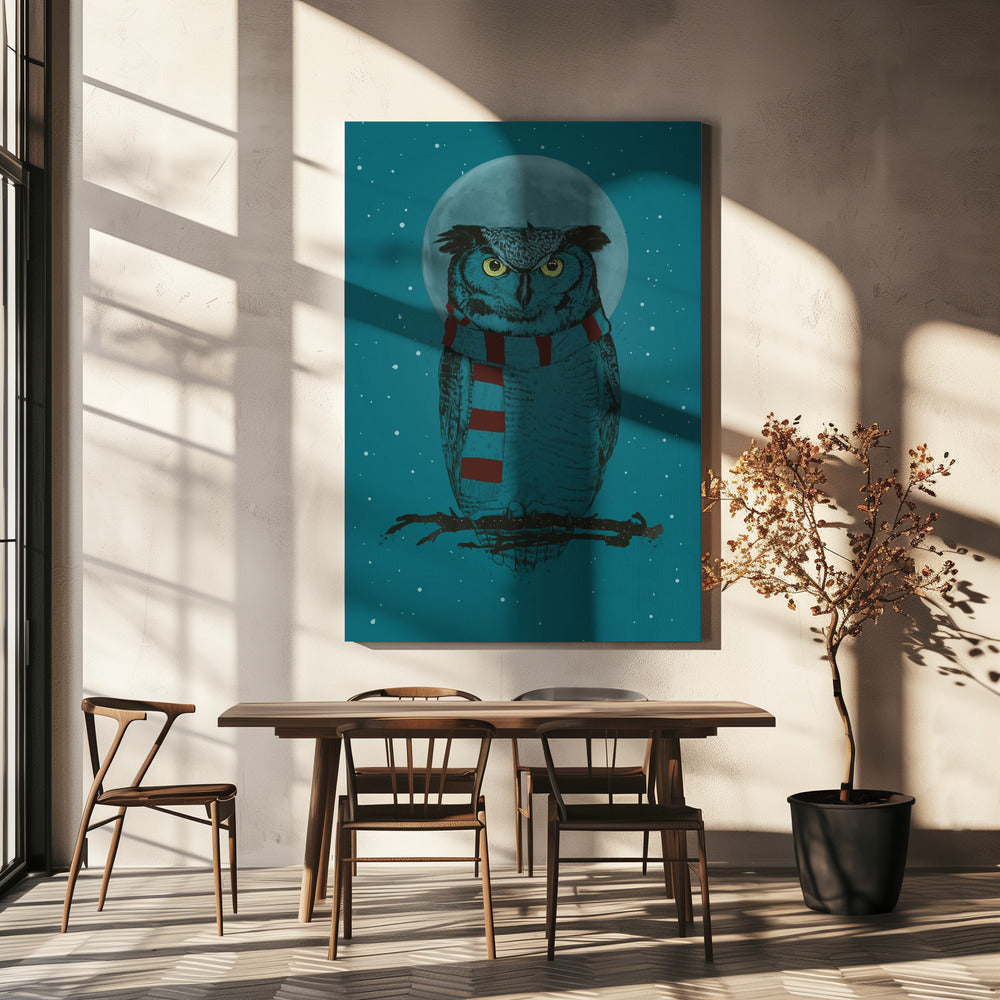 Winter owl | Canvas